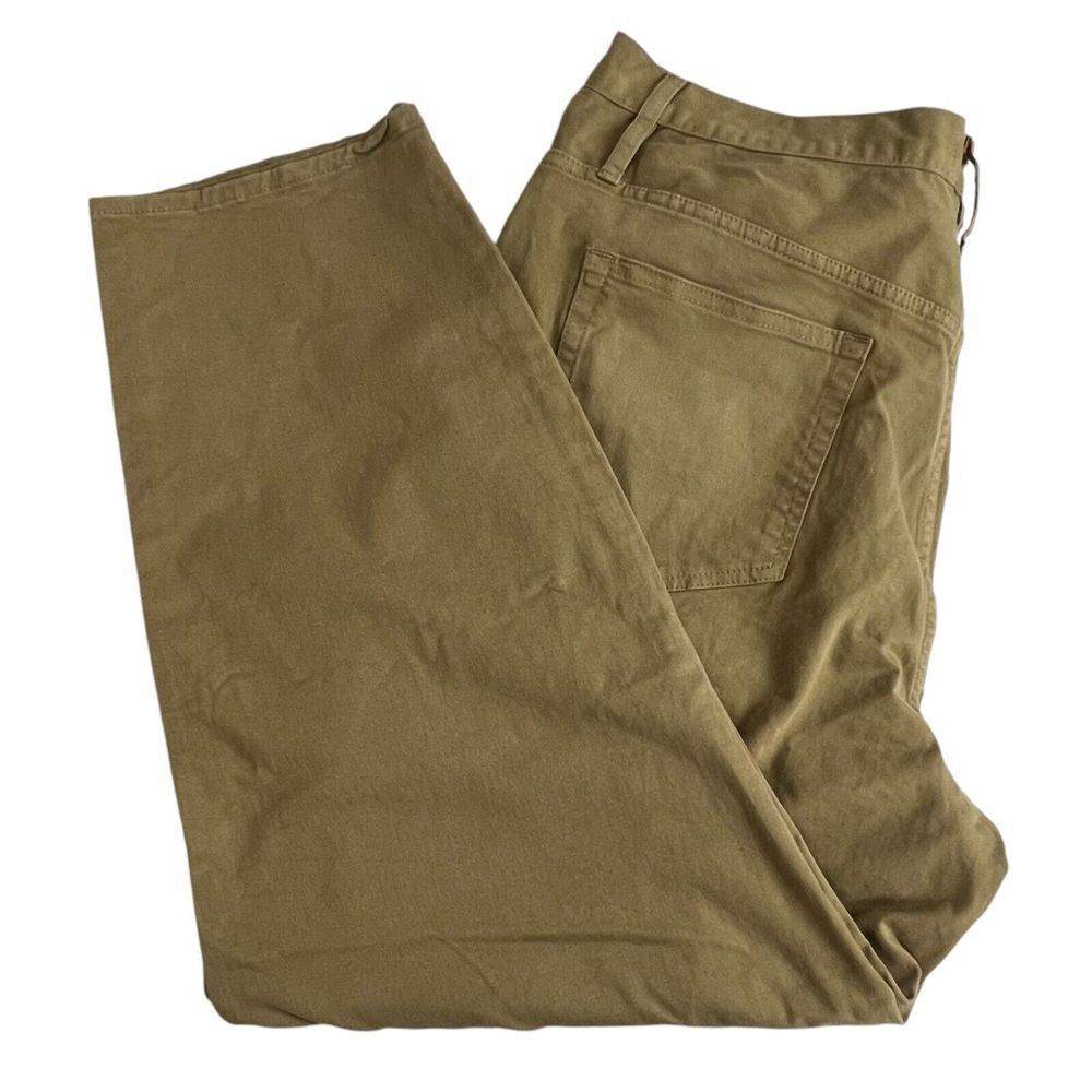 Frame Womens 33 Brown Ultra High Rise Barrell Khaki Pants